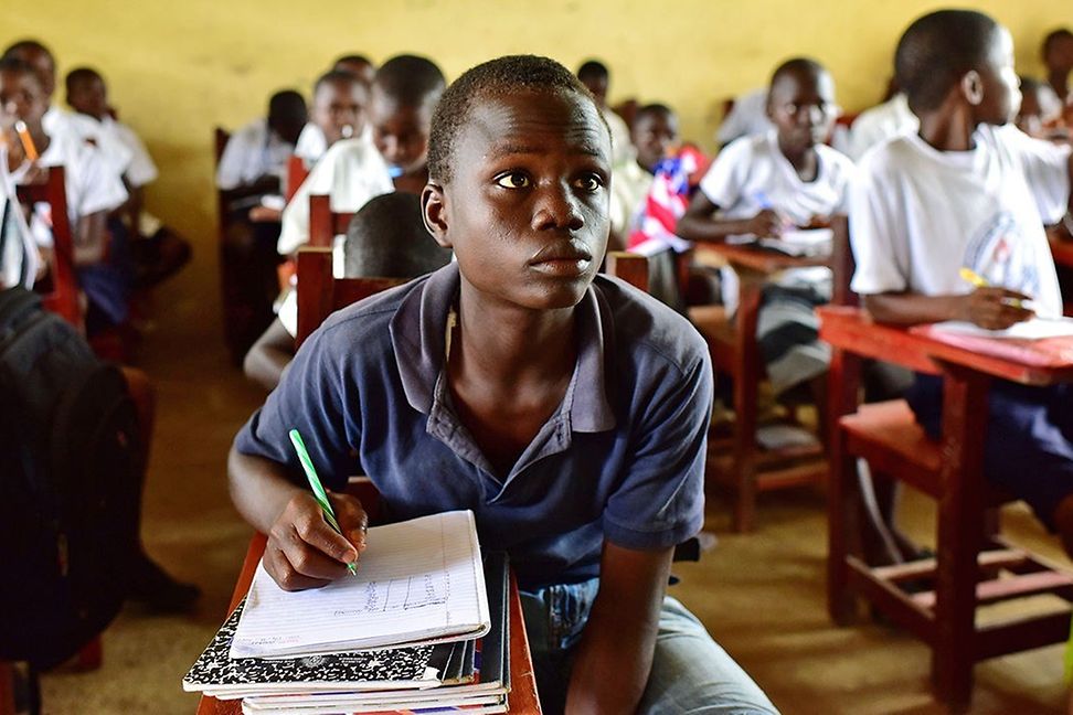 Child in school