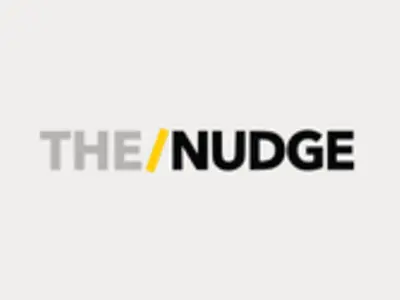 The nudge logo