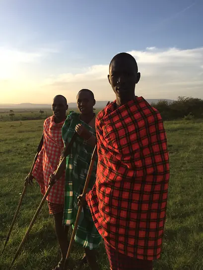 Line of Maasai 